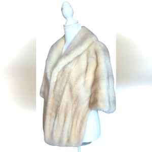 Vintage White Mink Stole